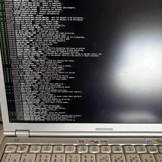 Win10の古いレッツノートにubuntuを入れて現役復帰させる